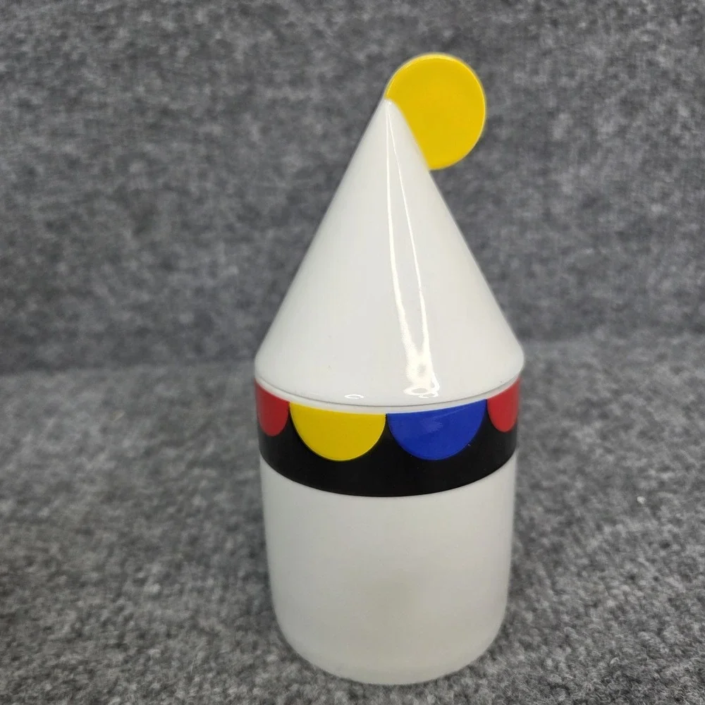 Thomas Atelier Collection Postmodern MEMPHIS‎ Milano Art Porcelain Jar Lid Retro